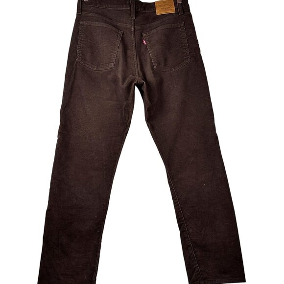 Levi's Premium Wedgie Straight Corduroy Pants Brown Women’s 30 High Rise W30 L28 - Picture 5 of 9